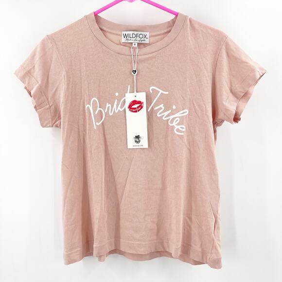 WILDFOX T-Shirt Small Bride Tribe NWT Wedding Bridal Shower Bachelorette Party - Picture 2 of 13